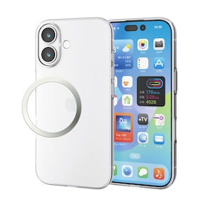 �G���R���biPhone17 �\�t�g�P�[�X ���^ ���^���X�e�b�J�[�t�i�N���A�j�bPM-A25AUCUCR