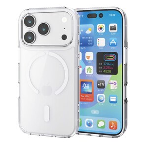 �G���R���biPhone17 Pro �n�C�u���b�h�P�[�X MAGKEEP�i�z���C�g�j�bPM-A25CMAG02WH