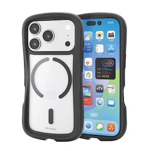 �G���R���biPhone17 Pro Grippy �n�C�u���b�h�P�[�X �t���[���J���[ MAGKEEP�i�u���b�N�j�bPM-A25CGRPFMBK