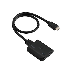 �G���R���bHDMI ���z�� 1����2�o�� �X�v���b�^�[ 4K�Ή� �����b�L�[�q USB���d�P�[�u���t���i�u���b�N�j�bVSP-HD4K120BK