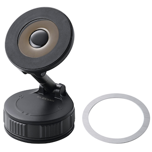 �G���R���bMagSafe�Ή� �X�}�z�z���_�[ ��  ����N52���� �z�Վ� �܂肽���ݎ��[ �_�b�V���{�[�h�Œ� 360����] �S�@��Ή� �g�уX�^���h�i�u���b�N�j�bP-CARS16BK