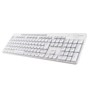 �G���R���b2.4GHz�É��t���L�[�{�[�h ���{��z��i�z���C�g�j�bTK-QT11FDMWH