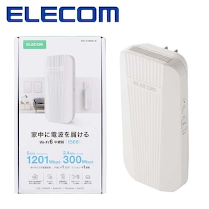 �G���R���bELECOM�b����LAN ���p�� EasyMesh Wi-Fi 6 1201+300Mbps�i�z���C�g�j�bWTC-X1500GC-W
