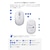 �G���R���bPrecisionist USB����/Bluetooth�}�E�X[�`���g�t8�{�^��M�T�C�Y]�i�z���C�g�j�bM-PN10MBMSWH