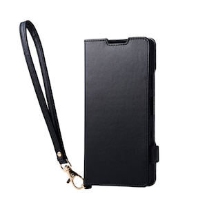 �G���R���bXperia 10 VII (SO-52F)�p �蒠�^�J�o�[�P�[�X �}�O�l�b�g �t���b�v �Ռ��z�� �X�^���h�@�\�t �n���h�X�g���b�v�t�i�u���b�N�j�bPM-X252PLFY4BK