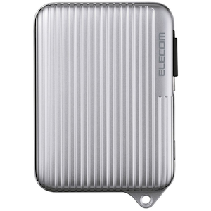 �G���R���b���o�C���o�b�e���[ 10000mAh ����莮USB-C�P�[�u����̌^ 30W PD/PPS�Ή� USB-C/USB-A�|�[�g �p�X�X���[ PSE�K�� �@�������� �yiPhone/Android/Switch�Ή� �X�g���b�v�t�z�i�V���o�[�j�bDE-C79-10000SV