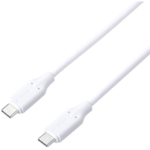 �G���R���b100W PD USB Type-C �P�[�u�� �u���[�J�[���� �����Ւf�ň��S ���炩�V���R�� 480Mbps 2m�i�z���C�g�j�bMPA-CC5PTSS20WH