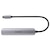 �G���R���b�h�b�L���O�X�e�[�V���� 5-in-1 USB-C �n�u HDMI 4K/60Hz USB-A�~3 LAN �P�[�u�����18cm �A���~➑́i�V���o�[�j�bDST-052BPSV