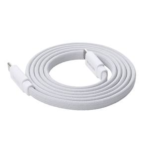 �G���R���b�܂Ƃ܂�}�O�l�b�g�P�[�u��(1.0m/PD60W/USB Type-C - USB Type-C/�t���b�g)�i�z���C�g�j�bMPA-CCTMGF10WH