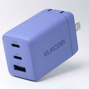 �G���R���b67W USB-C �[�d�� PD/PPS�Ή�  GaN II�̗p 3�|�[�g(USB-C�~2+USB-A) �܂肽���݃v���O �R���p�N�g PSE�K���i�o�C�I���b�g�j�bACDC-PD10367PU