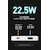 �G���R���b���ő̃��o�C���o�b�e���[ 5000mAh ���^ �y�� 22.5W PSE�K�� ������ iPhone Android Switch �Ή� LED�c��1���\���i�z���C�g�j�bDE-C85-5000WH