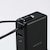 �G���R���b���o�C���o�b�e���[ �R���Z���g��̌^ 10000mAh �ő�67W ���o�� USB-C�P�[�u�� PD PPS�Ή� �@���������݉� PSE�K�� �c�ʕ\���f�B�X�v���C iPhone/Android/Switch�Ή��i�u���b�N�j�bDE-AC16-10000BK