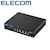 �G���R���bELECOM�b�X�C�b�`���O�n�u 5�|�[�g �S�|�[�g10Gbps�Ή� �t�@�����X �É� RJ-45 LAN�n�u�i�u���b�N�j�bEHC-X05MA-HB
