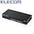 �G���R���bELECOM�b�X�C�b�`���O�n�u 8�|�[�g �S�|�[�g10Gbps�Ή� �t�@�����X �É� RJ-45 LAN�n�u�i�u���b�N�j�bEHC-X08MA-HB