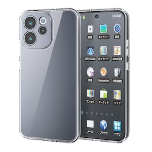 �G���R���bOPPO Reno15 A�p �P�[�X �n�C�u���b�h �J�o�[ �Ռ��z�� �Ɍ��ی�i�N���A�j�bPM-O261HVCKKCR