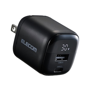 �G���R���bUSB�[�d�� PD�Ή� 30W �d�̓f�B�X�v���C�t�� GaN ���^ PPS�Ή� 2�|�[�g�iC�~1+A�~1�j�i�u���b�N�j�bMPA-AC13030BK