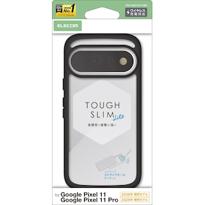 �G���R���bGoogle Pixel 11/11 Pro�p TOUGH SLIM LITE �n�C�u���b�h�P�[�X �t���[���J���[�i�u���b�N�j�bPM-P262TSLFCBK