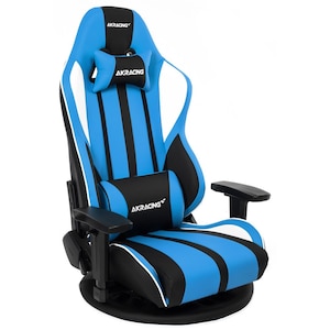 AKRacing�i�G�[�P�[���[�V���O�j�b�Q�[�~���O���֎q�i�u���[�j�bAKR-GYOKUZA/V2-BLUE