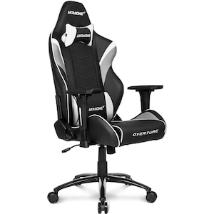 AKRacing�i�G�[�P�[���[�V���O�j�b�Q�[�~���O�E�I�t�B�X�`�F�A�i�z���C�g�j�bAKR-OVERTURE-WHITE