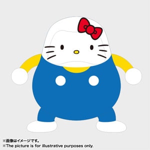 中古】DARUMA CLUB HELLO KITTY B 約90mm ABS製 塗装済み完成品