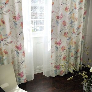 �X�~�m�G(SUMINOE)�bALICE/���[�Y�K�[�f�� �Ռ�2���J�[�e�� 1������i��100�~����200cm�E�s���N�j�bM1144-100-200