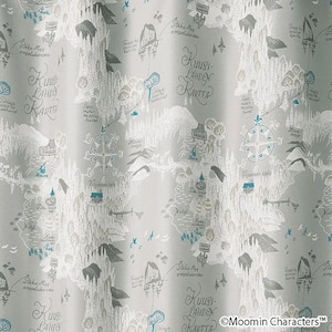 �X�~�m�G(SUMINOE)�b���[�~��/�Ռ�2���h���[�v�J�[�e�� 1������i100�~178cm�E�O���[�j�bA1021-100-178
