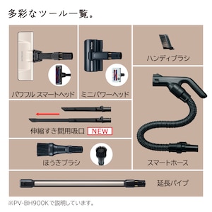 付属品：交換用アタッチメントの種類を確認