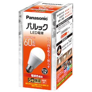 パナソニック｜LED電球 一般電球形 810lm　(電球色相当)｜LDA7L-H/S/6