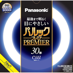 パナソニック｜30形丸型蛍光灯・クール色（昼光色）｜FCL30ECW28HF3