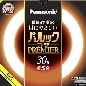 パナソニック｜30形丸型蛍光灯・電球色｜FCL30EL28HF3