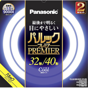 パナソニック｜32形+40形丸型蛍光灯・クール色（昼光色）｜FCL3240ECWHCF32K