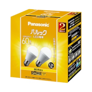 �p�i�\�j�b�N�bLED�d�� ��ʓd���` 60W�`����/810lm�i�����F�����j�y2�Z�b�g�z�bLDA7WWGK62T