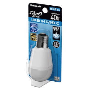 �p�i�\�j�b�N�bLED�d�� ���`�d���` 40W�`����/440lm�i�����F�����j�y1�z�bLDA4DGE17SK4X
