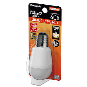 �p�i�\�j�b�N�bLED�d�� ���`�d���` 40W�`����/440lm(�d���F����)�y1�z�bLDA4LGE17SK4X