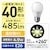 パナソニック｜LED電球 一般電球型 485lm (温白色相当）【2個セット】｜LDA5WWDGSZ4F2T