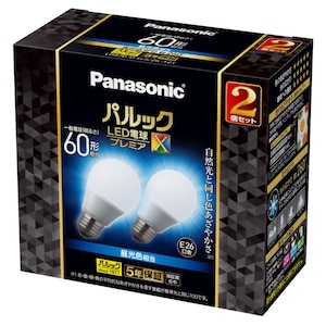 パナソニック｜LED電球 一般電球型 810lm (昼光色相当）【2個セット】｜LDA7DDGSZ6F2T