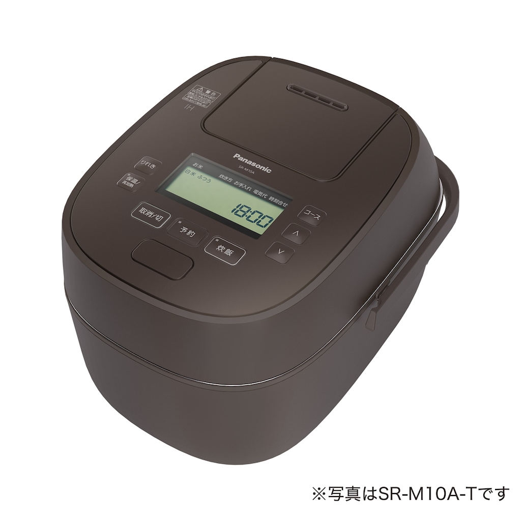 Panasonic SR-VSX108 Wおどり炊き 炊飯器 ダイヤモンド竈窯 - 炊飯器