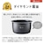 パナソニック｜可変圧力IHジャー炊飯器（5.5合炊き）　ブラック｜SR-M10B-K