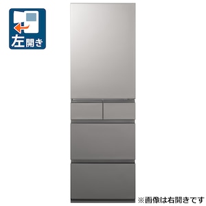 パナソニック｜450L 5ドア冷蔵庫（シルバー）【左開き】｜NR-E45RY2L-S