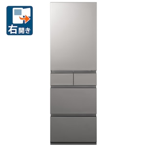 パナソニック｜410L 5ドア冷蔵庫（シルバー）【右開き】｜NR-E41RY2-S