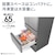 パナソニック｜490L 6ドア冷蔵庫（シルバー）｜NR-F49EY2-S