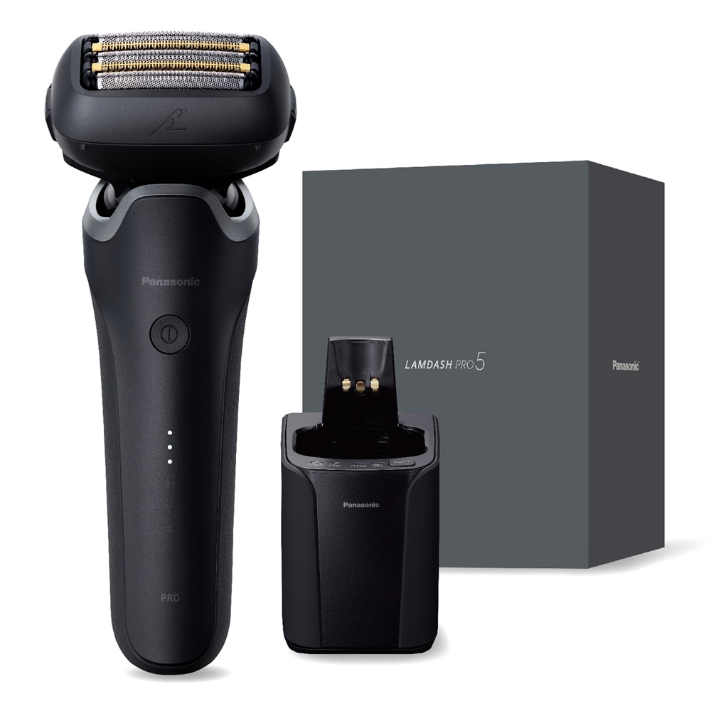メンズシェーバー[電気シェーバー]【5枚刃】【自動洗浄器付