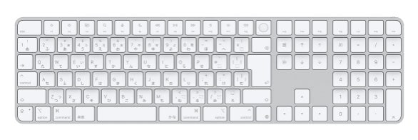 Appleシリコン搭載Macモデル用Touch ID搭載Magic Keyboard（テンキー付き）- 日本語（JIS）- ホワイトキー | Apple  | MXK73J/A | Joshin webショップ 通販