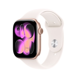 Apple�bAppleWatch Series 11�iGPS+Cell�j�@46mm�@���[�Y�S�[���h�A���~�ƃ��C�g�u���b�V���X�|�[�c�o���gS/M�bMFCG4J/A
