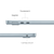 Apple�b13�C���`MacBook Air: 10�R�ACPU��10�R�AGPU�𓋍ڂ���Apple M5�`�b�v, 16GB, 1TB SSD - �X�J�C�u���[�bMDHJ4J/A