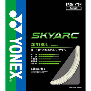 ヨネックス｜バドミントン用ガット　スカイアーク（ホワイト・0.69mm×10m）｜YO-BGSKY011