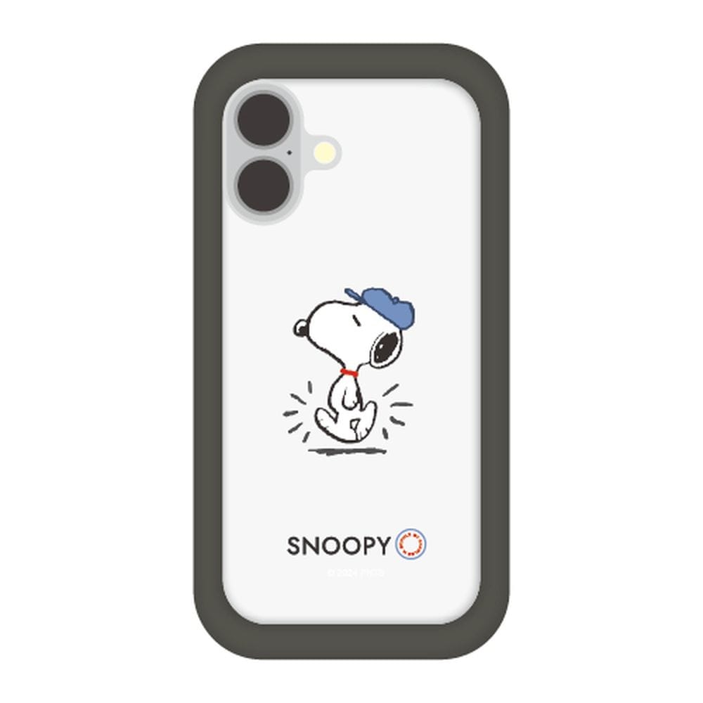 iPhone 16用 プランプフレームケース ピーナッツ（スヌーピー