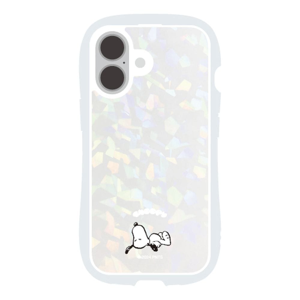 iPhone 16用 クリスタルクリアケース ピーナッツ（スヌーピー