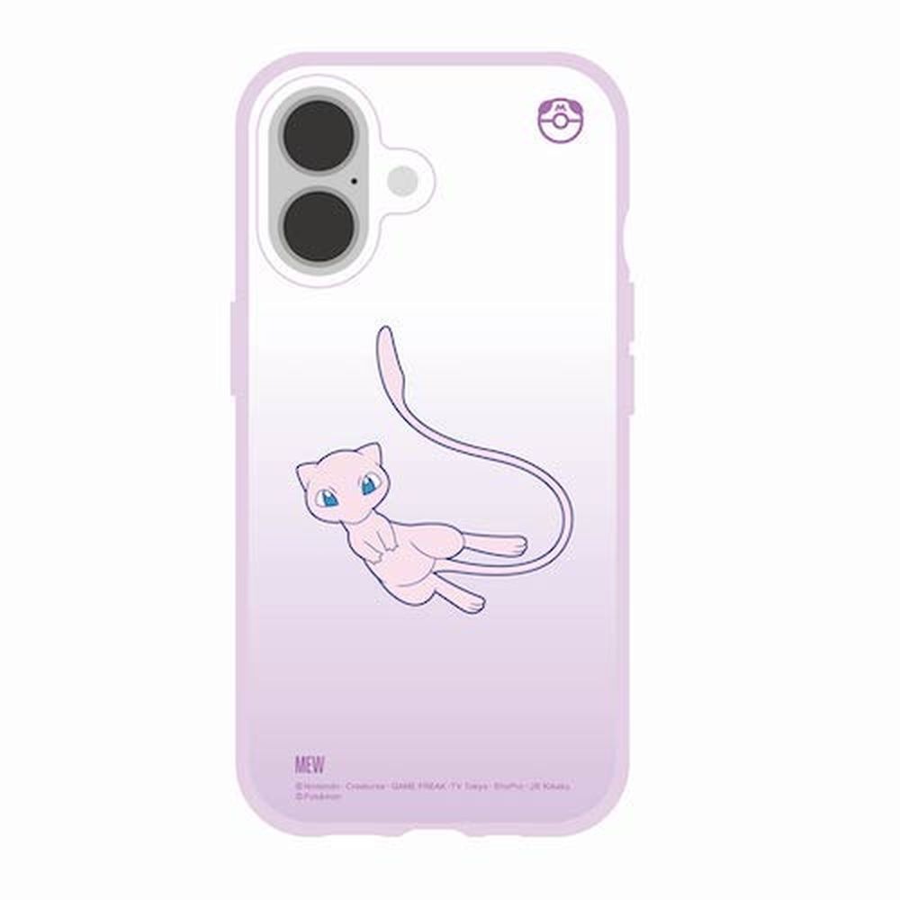 iPhone 16用 耐衝撃ケース IIIIFIT CLEAR ポケモン（ミュウ