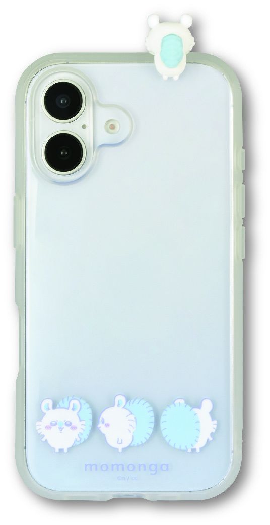 iPhone 16用 フレームケース IIIIFIT CLEAR ちいかわ（うさぎ